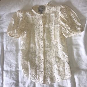 Mise En Scène Ruffian Eyelet top